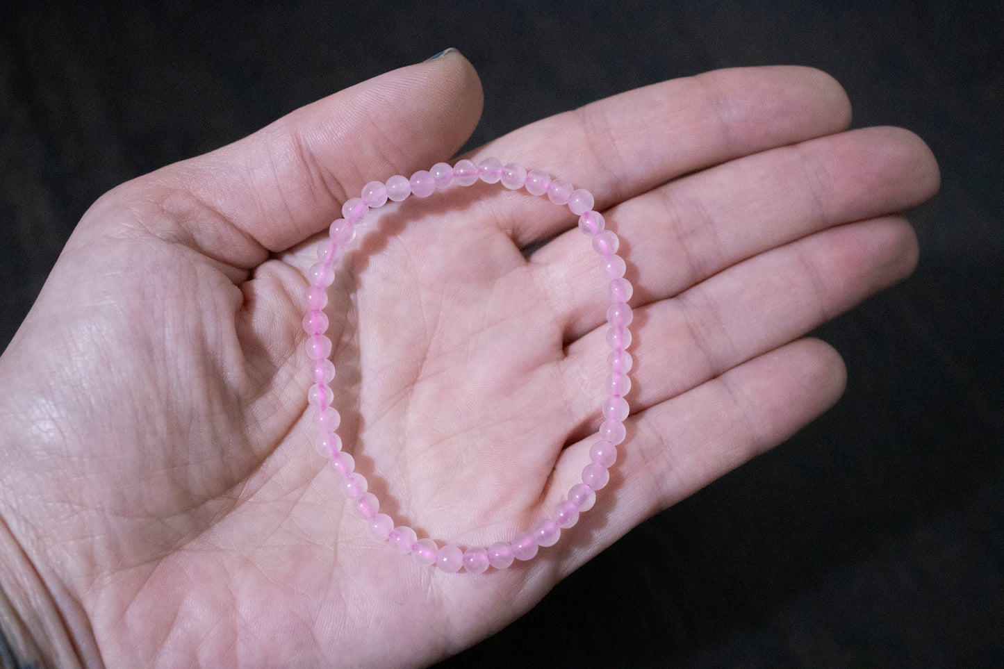 Braccialetto di Quarzo Rosa