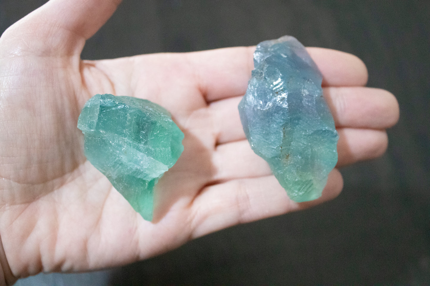 Fluorite Verde grezza