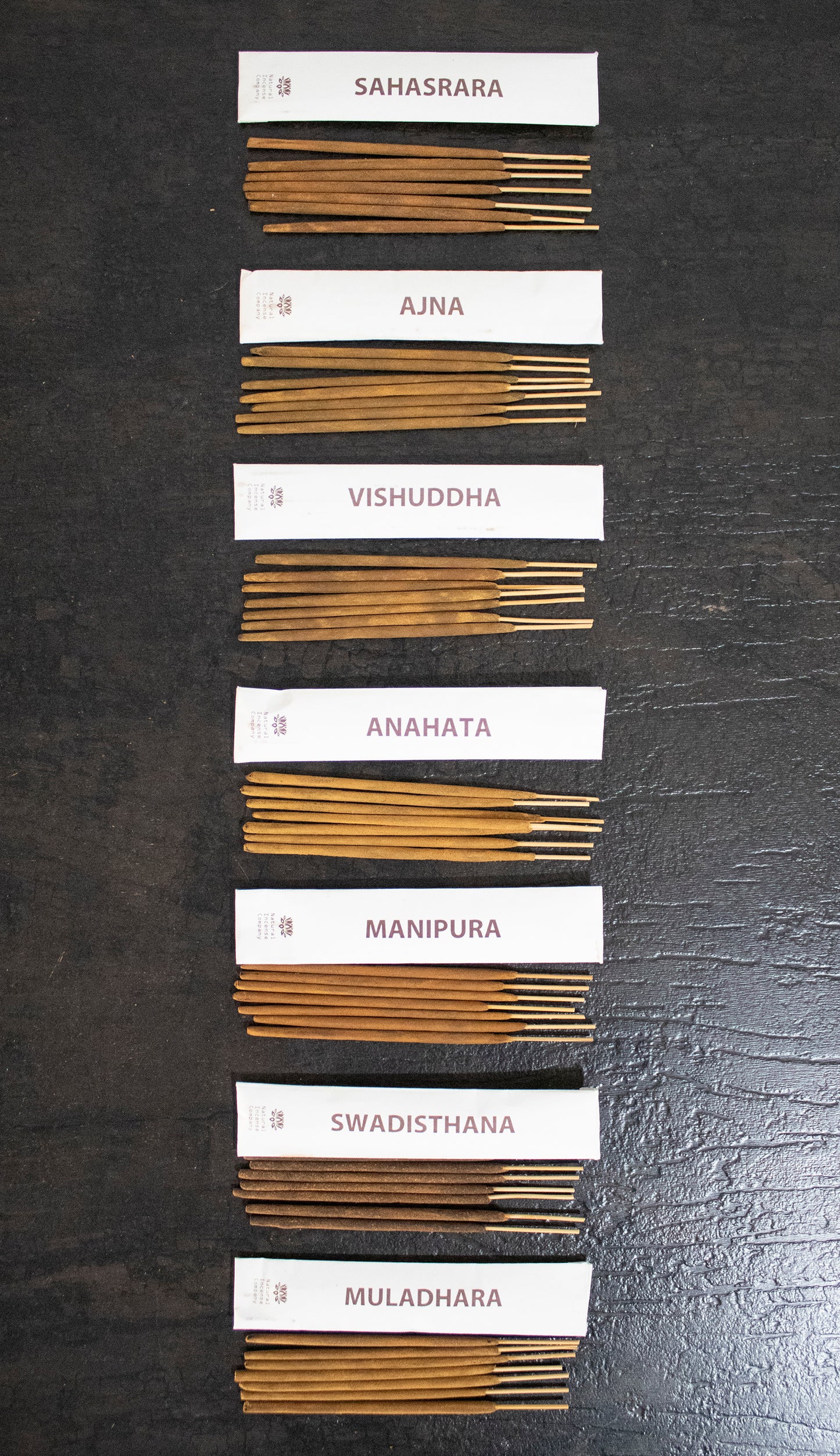 Chakra set incense